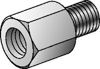 Adaptadores roscados GA Adaptadores de rosca galvanizados para conectar diversos diámetros de rosca internos y externos